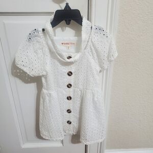 NANETTE Kids White Dress for Girl 2T